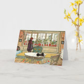 Carl Larsson - Blume über das Windows Karte (Gelbe Blume)