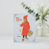 Carl Larsson Brita als Iduna CC0909 Weihnachten Postkarte (Stehend Vorderseite)