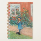 Carl Larsson - Brita mit Katze Planer (Vorderseite)