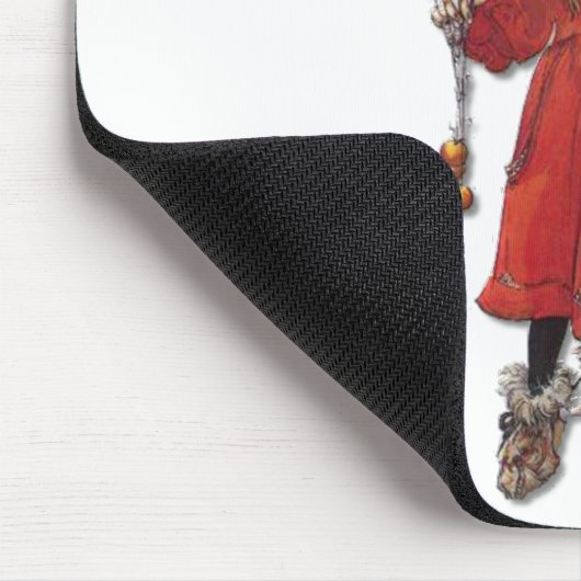 Carl Larsson Brita, wie Iduna sagt, Gott Jul Mousepad (Ecke)