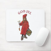 Carl Larsson Brita, wie Iduna sagt, Gott Jul Mousepad (Mit Mouse)