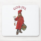 Carl Larsson Brita, wie Iduna sagt, Gott Jul Mousepad (Vorne)