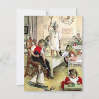 Carl Larsson Christmas Morning Feiertagskarte