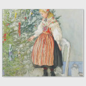 Carl Larsson Christmas Tree Geschenkpapier (Flach)
