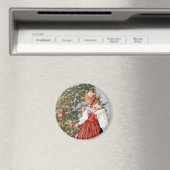 Carl Larsson Christmas Tree Kühlschrankmagnet (In Situ (Geschirrspüler))