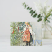 Carl Larsson Christmas Tree Postkarte (Stehend Vorderseite)