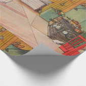 Carl Larsson, das Küchenverpackungspapier Geschenkpapier (Ecke)