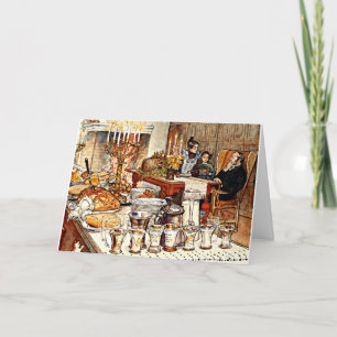 Carl Larsson: Detail vom Heiligen Abend, Karte