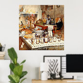 Carl Larsson: Details zum Heiligabend, Poster (Heimbüro)