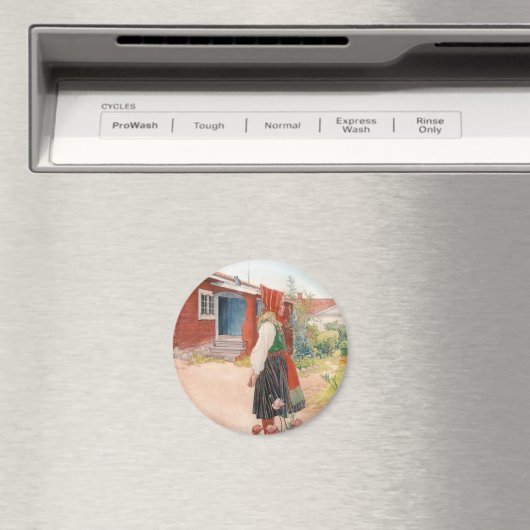 Carl Larsson - Die Falun-Zuhause Magnet (In Situ (Geschirrspüler))