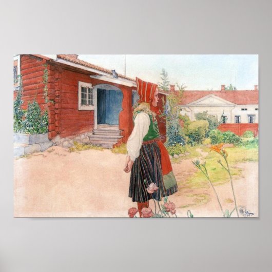 Carl Larsson Die Falun-Zuhause Poster (Vorne)