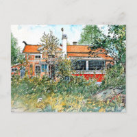 Carl Larsson: Die Hütte, Malerei von Larsson
