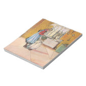 Carl Larsson - Die Küche 1898 Notizblock (Rotiert)