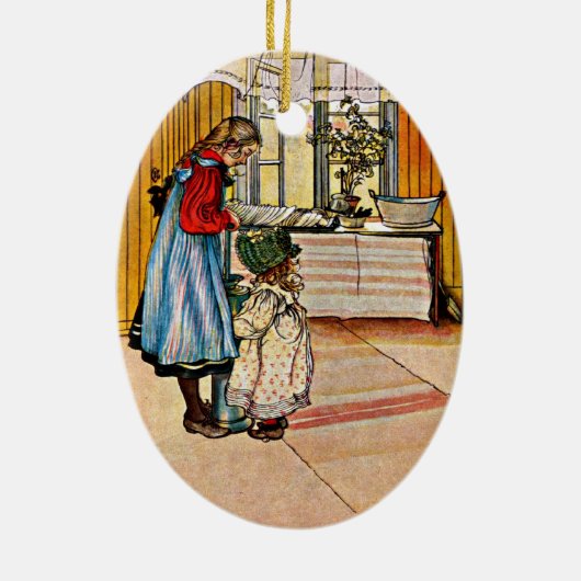 Carl Larsson - Die Küche Keramik Ornament (Hinten)