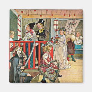 Carl Larsson - Ein Tag der Feier  Magnet
