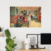 Carl Larsson - Ein Tag der Feier Poster (Heimbüro)