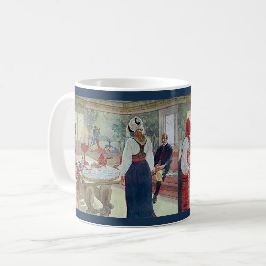 Carl Larsson En Bergman Stuga Kaffeetasse (Vorderseite Links)