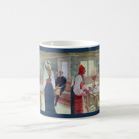 Carl Larsson En Bergman Stuga Kaffeetasse (Mittel)