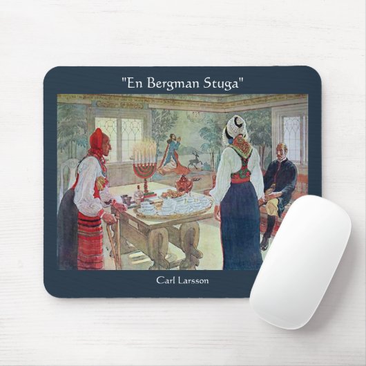 Carl Larsson En Bergman Stuga Mousepad (Mit Mouse)