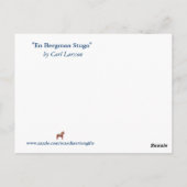 Carl Larsson-en Bergman Stuga Postkarte (Rückseite)