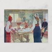 Carl Larsson-en Bergman Stuga Postkarte (Vorderseite)