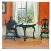 Carl Larsson - Erforderliche Lesart Fliese (Vorderseite)