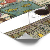 Carl Larsson - Flowers On The Windowsill Poster (Ecke)