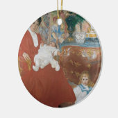 Carl Larsson Frau Dora Lamm und ihre zwei ältesten Keramik Ornament (Links)