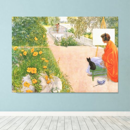 Carl Larsson Gemälde, Bridge Leinwanddruck (Insitu (Holzboden))