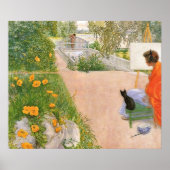 Carl Larsson Gemälde, Brücke, Poster (Vorne)