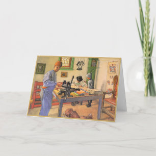 Carl Larsson Gemälde, My Acid Workshop Karte