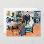Carl Larsson - Hakon, Daga und Edgar, Postkarte (Vorne/Hinten)