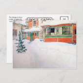 Carl Larsson Hütte in Snow Holiday Weihnachten (Vorne/Hinten)
