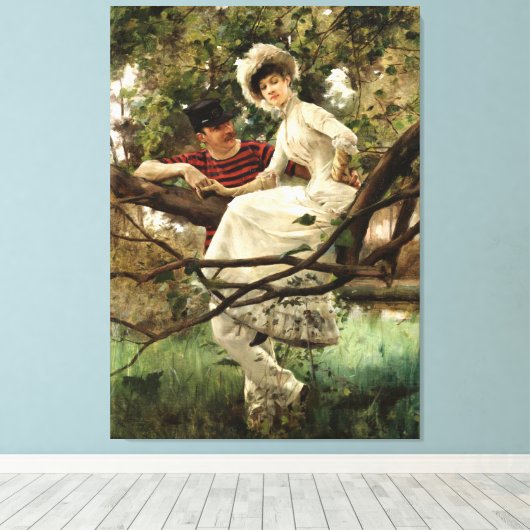 Carl Larsson - Idyll Leinwanddruck (Insitu (Holzboden))