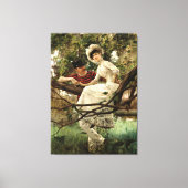 Carl Larsson - Idyll Leinwanddruck (Vorderseite)