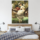 Carl Larsson - Idyll Leinwanddruck (Insitu (Schlafzimmer))