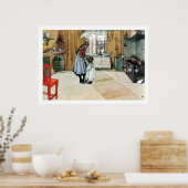 Carl Larsson In the Kitchen Fine Art Print Poster (Küche)