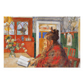 Carl Larsson - Karin Reading Poster (Vorderseite)