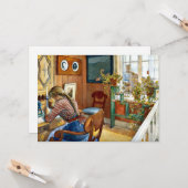 Carl Larsson - Korrespondenz Karte (Vorderseite/Rückseite Beispiel)