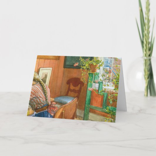 Carl Larsson - Korrespondenz Karte (Vorderseite)