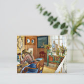 Carl Larsson - Korrespondenz Postkarte (Stehend Vorderseite)