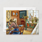 Carl Larsson - Korrespondenz Postkarte (Vorne/Hinten)