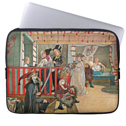 Carl Larsson Kunst: Ein Tag der Feier Laptopschutzhülle (Vorderseite)