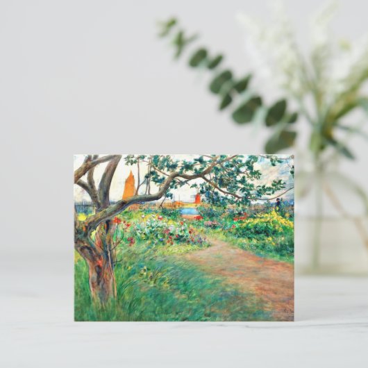 Carl Larsson Kunst: Landschaft am Marstrand Postkarte (Stehend Vorderseite)