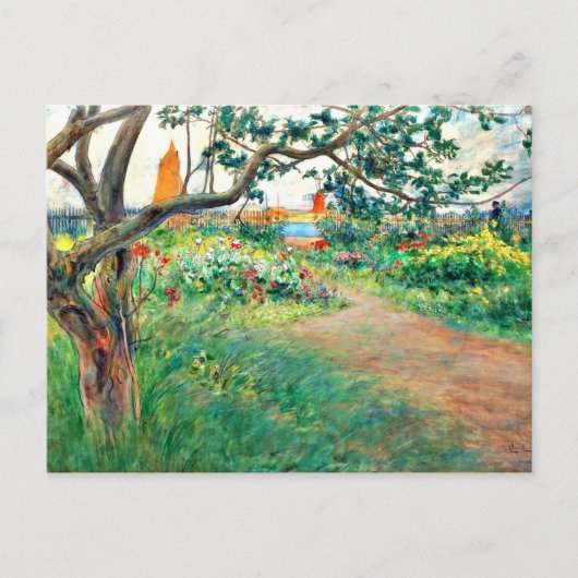 Carl Larsson Kunst: Landschaft am Marstrand Postkarte (Vorderseite)