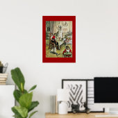 Carl Larsson Kunst: Weihnachtsmorgen, Poster (Heimbüro)