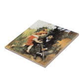 Carl Larsson Kunstwerk, Clair Obscur, Fliese (Seite)