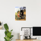 Carl Larsson Kunstwerk, Clair Obscur,  Poster (Heimbüro)