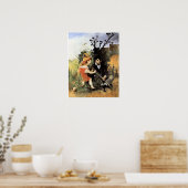 Carl Larsson Kunstwerk, Clair Obscur,  Poster (Küche)
