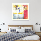 Carl Larsson Lilianna und Crocus Leinwanddruck (Insitu (Schlafzimmer))